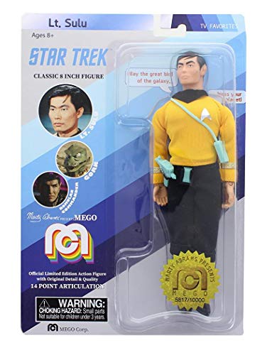 Mego Corp Star Trek TV Favorites Lt. Sulu Classic 8 Inch Figure - Women ...